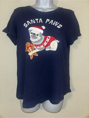 Old Navy Everywear Santa Paws T-Shirt